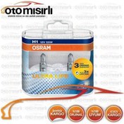 Resim Osram H1 Ultra Life 12V 60 55W 2'Li Duobox Ambal 