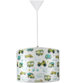 Resim Şenay Aydınlatma Çocuk Odası Silindir Pvc Sarkıt Avize-Arabalar 