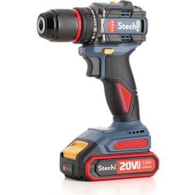 Resim Stechend SX12 2 x 2 Ah 20 V Akülü Matkap 