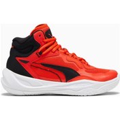Resim Puma Playmaker Pro Mid Basketbol Ayakkabısı Kırmızı 