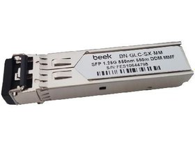 Resim BN-GLC-SX-MM Beek 1000Base-SX (LC/550m/850nm/Multi-Mode) SFP Modül, 1.25Gb/s, Cisco, Extreme, NORTEL, ZTE, Huawei, Alcatel, ZyXEL, Netgear, AVAYA, Juniper, Linksys, Enterasys ürünleriyle uyumlu 