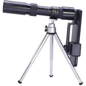 Resim Monoküler Teleskop 10-30x25 Zoom Monoküler Binoküler Teleskop Akıllı Telefon Klibi Ve Kuş Gözlemi, Avlanma, Kamp, Gezi İçin Tripod İle 