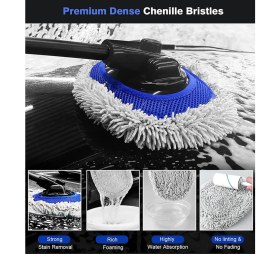 Resim Jo Moyner Teleskopik Mikrofiber Araç Yıkama Fırçası Yedek Mop Başlığı 1 Adet JM708 Model Için 