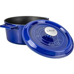 Resim Lava Döküm Yuvarlak Tencere (Ø)24 cm. Majolica 