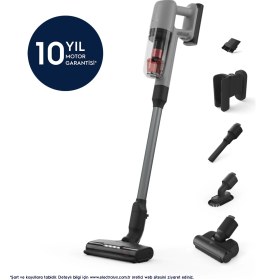 Resim Electrolux EP71AB14UG Animal 700 Serisi Çok Hafif(2.2 Kg) ve Güçlü Dikey Şarjlı Süpürge- 10 Yıl Motor Garantili 
