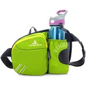 Resim Yeşil Nylon Spor Bel Çantası - Koşu, Bisiklet, Dağcılık İçin - Su Fişe Bölgesi, Havalandırıcı Arka - Hafif Ve Geniş Kapasite Yeşil Yeşil 