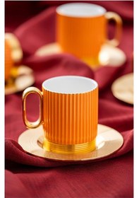 Resim Acar Koh-05839 Erıka Porselen 4 Lü Çay Fincan Tk. 