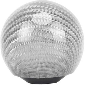 Resim Wondernest Evrensel Araç Araba Shifter Kapağı Manuel/otomatik Karbon Fiber Vites Topu Gümüş Gümüş 
