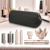 Resim 1 Adet Dyson/Shark Flexstyle Uyumlu Saç Aleti Çantası - Yüksek Kaliteli Seyahat Organizatörü, Saplı Taşınabilir Düz Taşıma Çantası (Sadece Çanta) - Salon ve Seyahat Kullanımı İçin, Kadınlar & Erkekler için Mükemmel Hediye, Kuaför Seyahat Çantası, Şık Seyahat Aksesuarı, Güvenli Fermuar Kapatmalı, Kompakt Tasarım, Dayanıklı Kumaş 