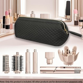 Resim 1 Adet Dyson/Shark Flexstyle Uyumlu Saç Aleti Çantası - Yüksek Kaliteli Seyahat Organizatörü, Saplı Taşınabilir Düz Taşıma Çantası (Sadece Çanta) - Salon ve Seyahat Kullanımı İçin, Kadınlar & Erkekler için Mükemmel Hediye, Kuaför Seyahat Çantası, Şık Seyahat Aksesuarı, Güvenli Fermuar Kapatmalı, Kompakt Tasarım, Dayanıklı Kumaş 