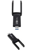 Resim Teknobab Wifi 5 Ac1200 Mbps Dual Band Usb 3.0 Adaptör Kablosuz Wifi Alıcı 