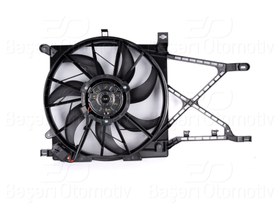 Resim Opel Astra H Zafira B 2004 ve Sonrası Uyumlu Fan Motoru Davlumbazlı (390 MM-3 FIS-7 Kanat) 