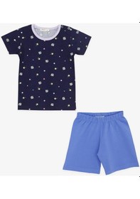 Resim Breeze Kız Bebek Şortlu Pijama Takımı Taç Desenli 9 Ay-3 Yaş, Lacivert-lacivert Lacivert 