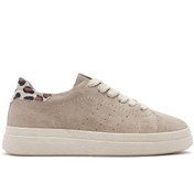 Resim Derimod Kadın Bej Bağcıklı Süet Deri Sneaker 25SFD510710 