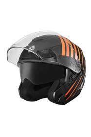 Resim Scoyco Motosiklet Güneş Vizörlü Motor Yarım Açık Kask Track Siyah 