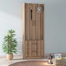 Resim Abre VM-348 Dore Ceviz Vestiyer Portmanto Ayakkabılık 