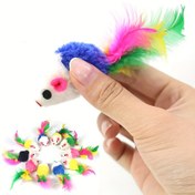 Resim Diş Sağlığı için 10 Adet Peluş Fare Kedi Oyuncakları - Etkileşimli İç Mekan Oyunu & Diş Temizleme, Çeşitli Renkler 