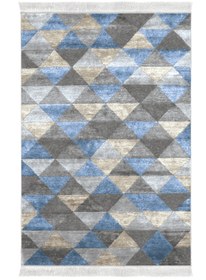 Resim Alanur Home Eko Trend Djt Yıkanabilir Kaymaz Taban 3 Lü Yatak Odası Takımı 661 Iskandinav Mavi 