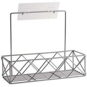 Resim Fastbuy Silvery Paslanmaz Banyo Organizerı 130x170mm, Duş Askısı, Şampuan Kupası, Altın/gümüş Renk, Banyo Şarjı 130 x 170 MM 