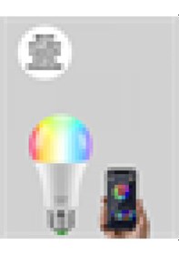 Resim Ilkeshop Akıllı 9w Rgbw Led Ampul, Tasaruflu Romantik Işıklı Beyaz Işık 