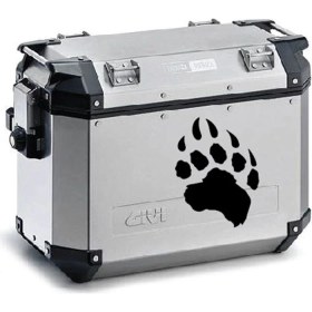 Resim Pençe Desenli Motosiklet Çanta Sticker Etiket Modeli - 2 