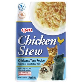 Resim Ciao Chicken Stew Tavuk Güveç ve Ton Balıklı Pate 40 Gr 