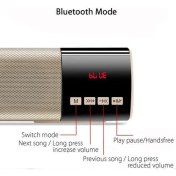 Resim Xinh Tv Soundbar Bluetooth Hoparlör Taşınabilir Kablosuz Subwoofer Stereo Sütun Müzik Çalar Ev Sineması Aux 3.5mm Kablolu ve Kablosuz (Yurt Dışından) 