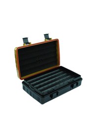 Resim Seyahat Tipi Gold-siyah Humidor Puro Kutusu - Tr2214 