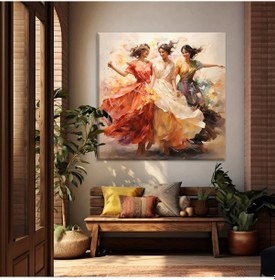 Resim Flamenko Tutkusu Kanvas Tablo 