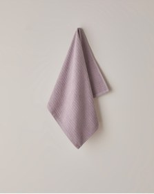 Resim English Home Stripe Pamuk Yüz Havlusu 50x70 Cm Gül Kurusu Gül Kurusu 