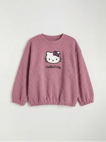 Resim LC Waikiki UZG STORE'dan Stil Sahiplerine Hello Kitty Nakışlı Kız Çocuk Sweatshirt ve Eşofman Altı 