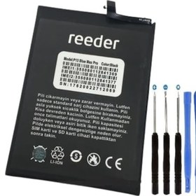 Resim Senalstore Reeder P13 Blue Max Pro 2021 Pil Batarya+tamir Set 