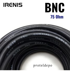 Resim IRENIS Bnc Kablo 75 Ohm RG59 Video, Kamera, Cctv 