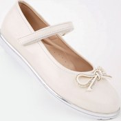 Resim NESKA Termo Taban Bıyık Fiyonk Sedef Cilt Kız Çocuk Ayakkabı 