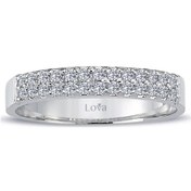 Resim Lova 0,26 Karat Pırlanta Yarımtur Yüzük - 1010230 