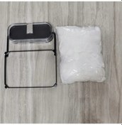 Resim Gaojunshop01 50 Adet Katlanır Paslanmaz Çelik Lavabo Filesi Süzgeç Sepeti Ve Filtre Torbalı 