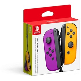 Resim Nintendo Joy-Con (Mor/Turuncu) 