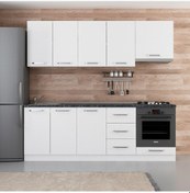 Resim Minar 230 Cm Mutfak Dolabı Beyaz 230-B8 Beyaz 