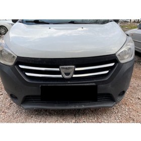 Resim Dacia Dokker Krom Ön Panjur 4 Parça 2012-2017 Paslanmaz Çelik 