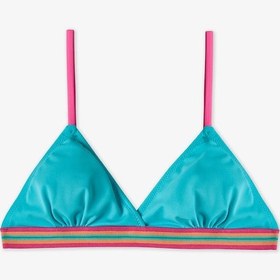 Resim Penti Turkuaz Genç Kız island Üçgen Bikini Takımı 
