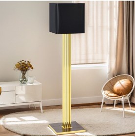 Resim Premium Model Kare Lambader Lüx Aydınlatma Sitemi 37x37 159 Cm Siyah 