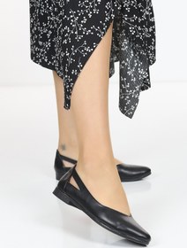 Resim apelles Shoes Düz Yan Açık Babet 