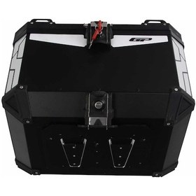 Resim Gp Kompozit Universal 57 Lt Alüminyum Motosiklet Çantası Siyah Çok Renkli 