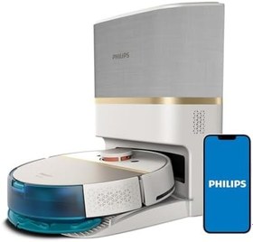 Resim Philips 7000 Serisi HomeRun Aqua Islak Kuru Robot Süpürge, Otomatik Boşaltma İstasyonlu, HomeRun, XU7100/02 