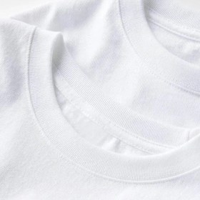 Resim Vsrn Kaykay Tropical Tasarım Ön Arka Baskılı Beyaz Oversize T Shirt 