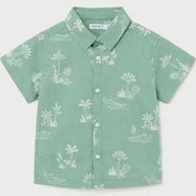 Resim Erkek Bebek Kısa Kol Gömlek 01112-081 Sarı 