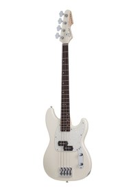 Resim Schecter Banshee Bass Bas Gitar Vintage Olympic White 