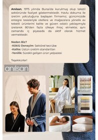 Resim 2'li Rita Gri Banyo Havlusu - 70x140 Cm, 240gr, %100 Pamuk, Spa Ve Otel Havlusu, Günlük Kullanıma Uygun Gri 