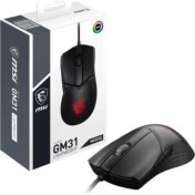 Resim MSI Clutch GM31 Lightweight RGB Makrolu Şarjlı Ergonomik Optik Kablolu Oyuncu Mouse Outlet 