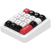 Resim Mkespn K812 Gasket Alüminyum Alaşımlı Rgb Hot-swap Özel Kablolu Mini Mekanik Oyun Klavyesi Açık Beyaz 